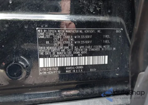 2024 Toyota Rav4 Hybrid Xle z USA, uszkodzony, nr VIN 4T3RWRFVXRU160568